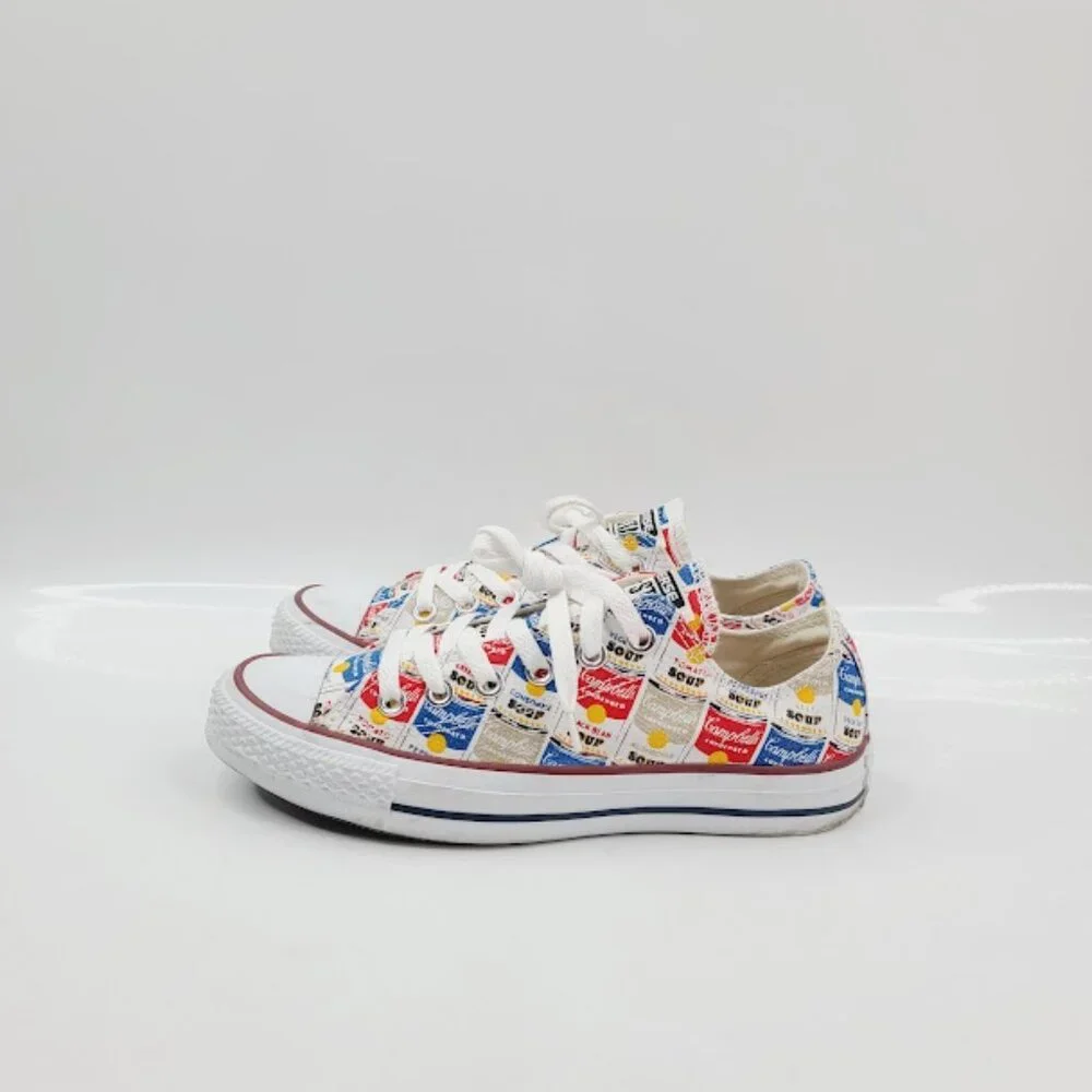 Converse Women's‎ Multicolor Soup All Star Lace Up Athletic Sneaker Size 5